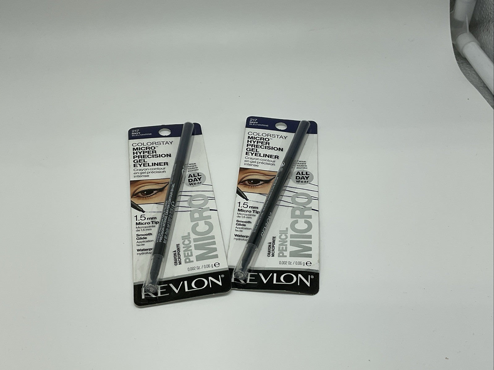 Revlon Colorstay MicroHyper Precision Gel Eyeliner Navy Bleu Marine 217-Set Of 2