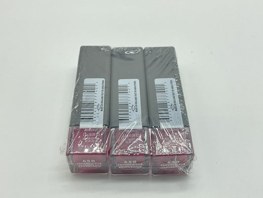 3 PACK - CoverGirl Exhibitionist 24HR Ultra Matte Lipstick - 650 Provocateur