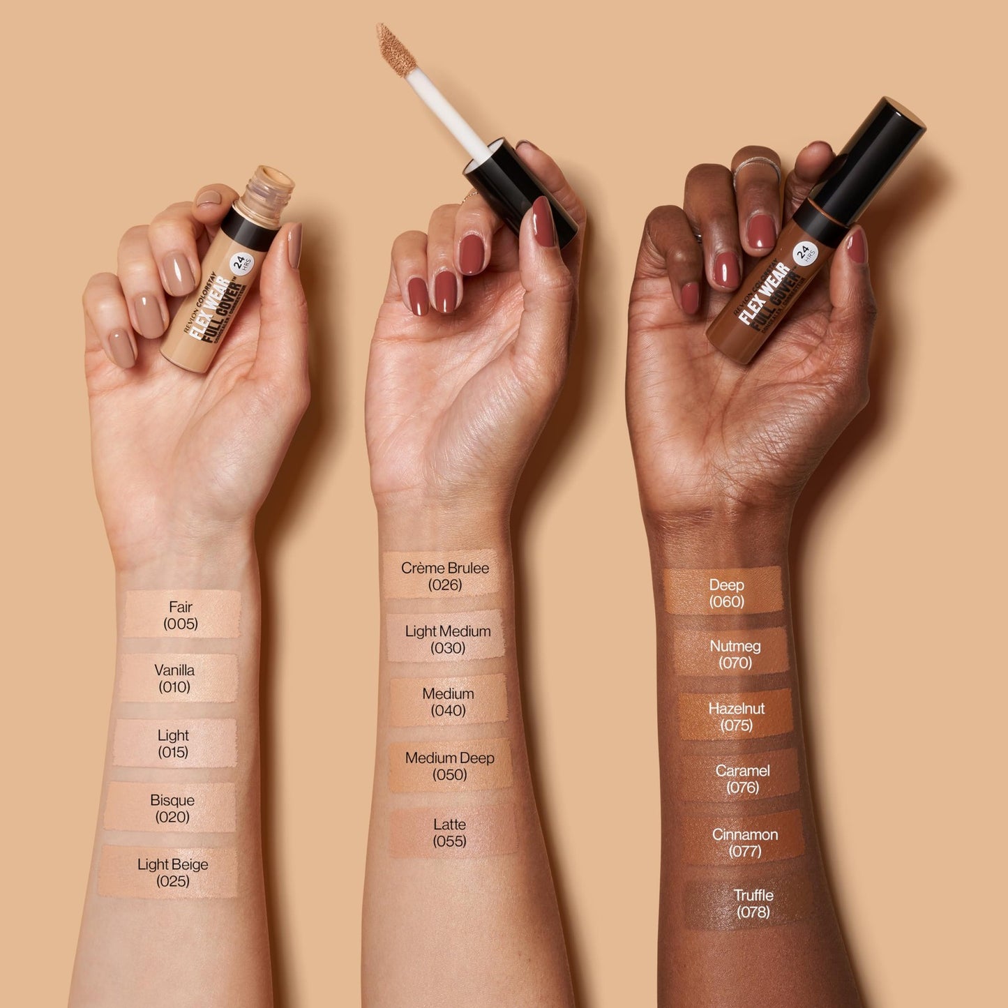 Revlon ColorStay Flex Wear Full Coverage Concealer 24HR Medium Deep 0.34oz