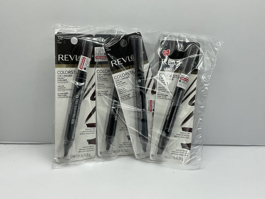 4 PACK - Revlon Colorstay 2 In 1 Angled Kajal Eyeliner 102 FIG