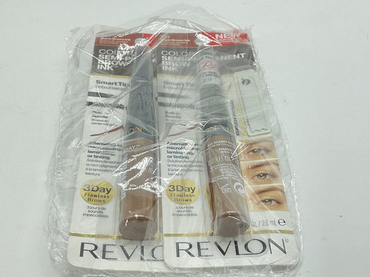 2 PACK - Revlon ColorStay Semi-Permanent Brow Ink - 351 Warm Brown Ink