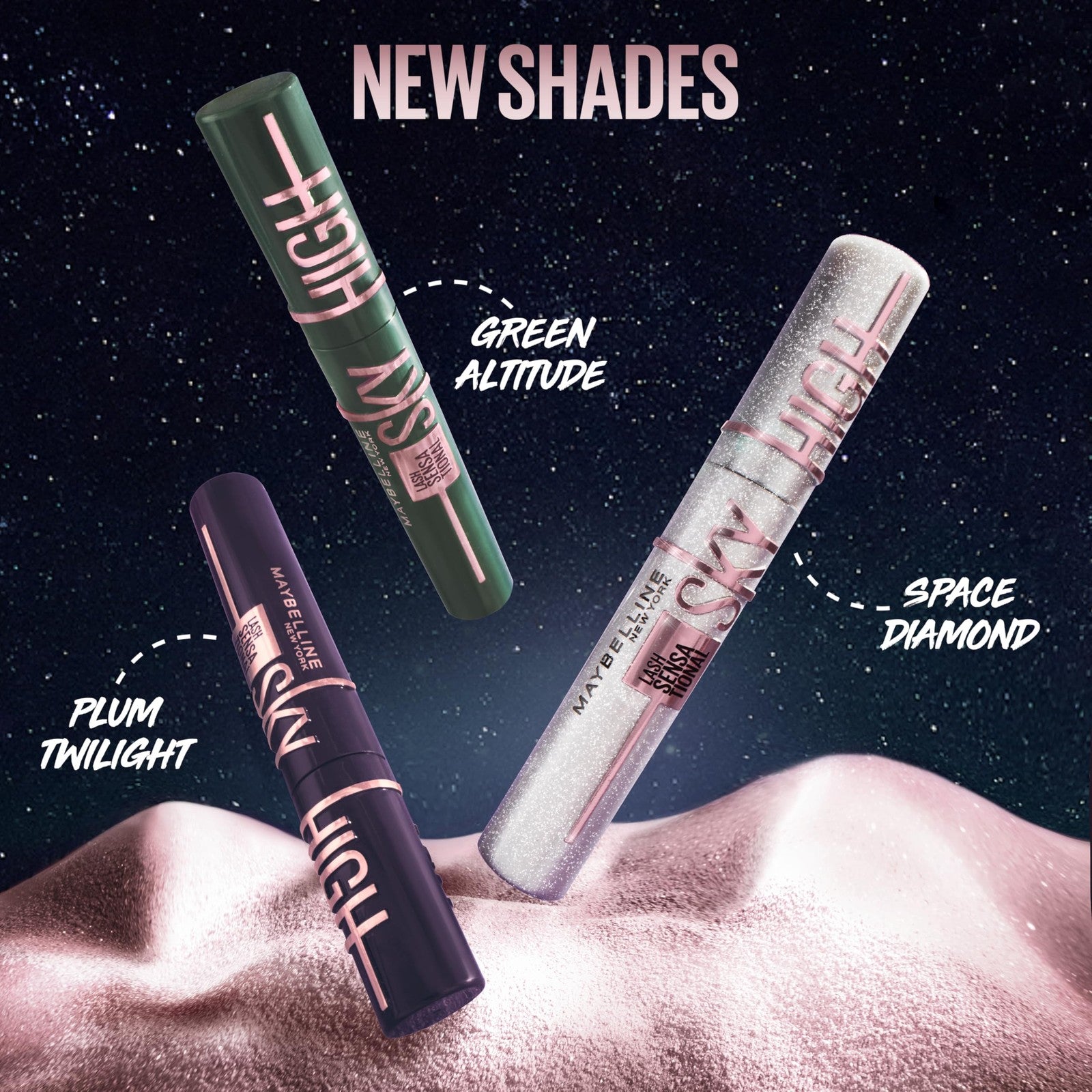 2 PACK - Maybelline Lash Sensational Sky High Mascara - 804 True Brown