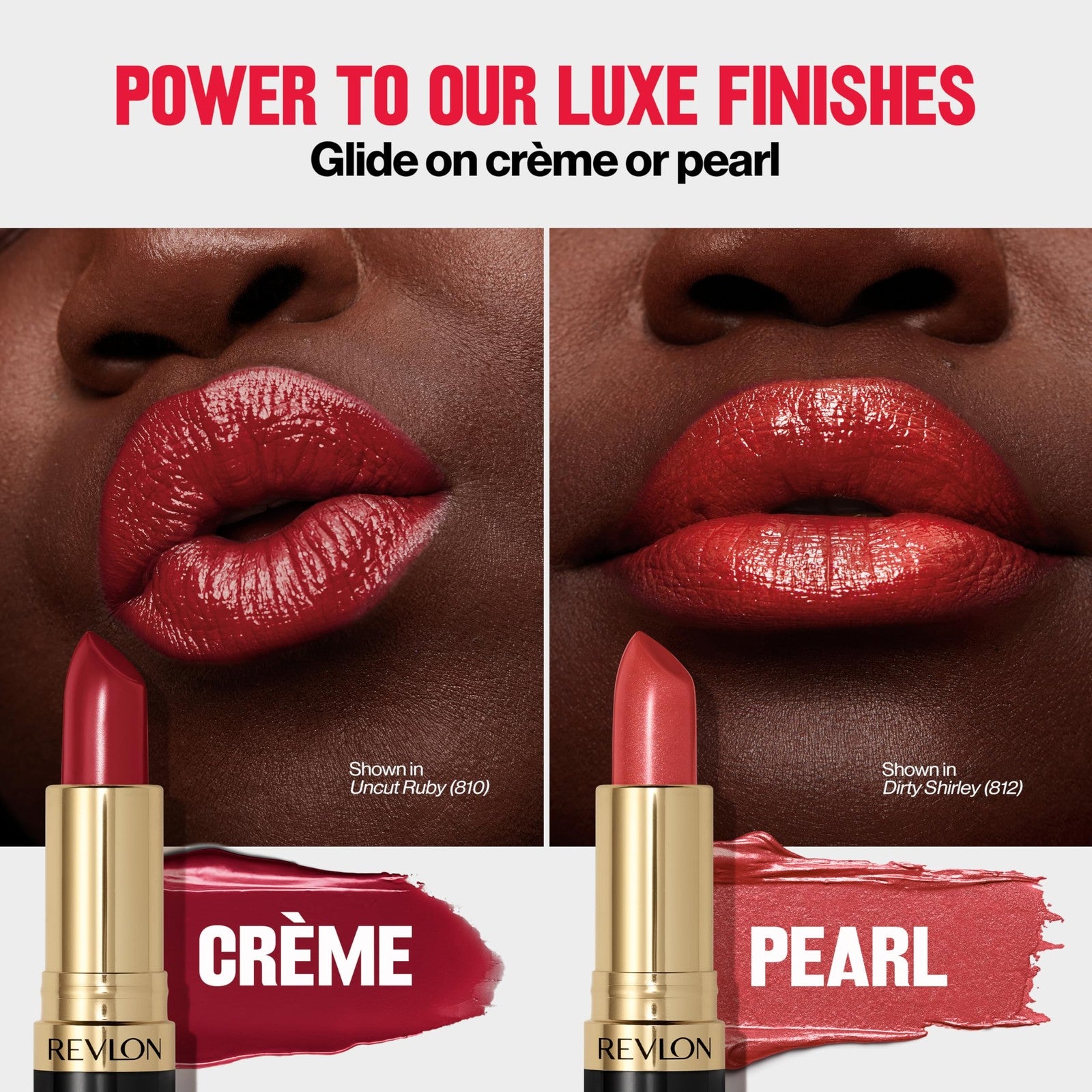 2 PACK - Revlon Super Lustrous Lipstick Pearl - 205 Champagne On Ice