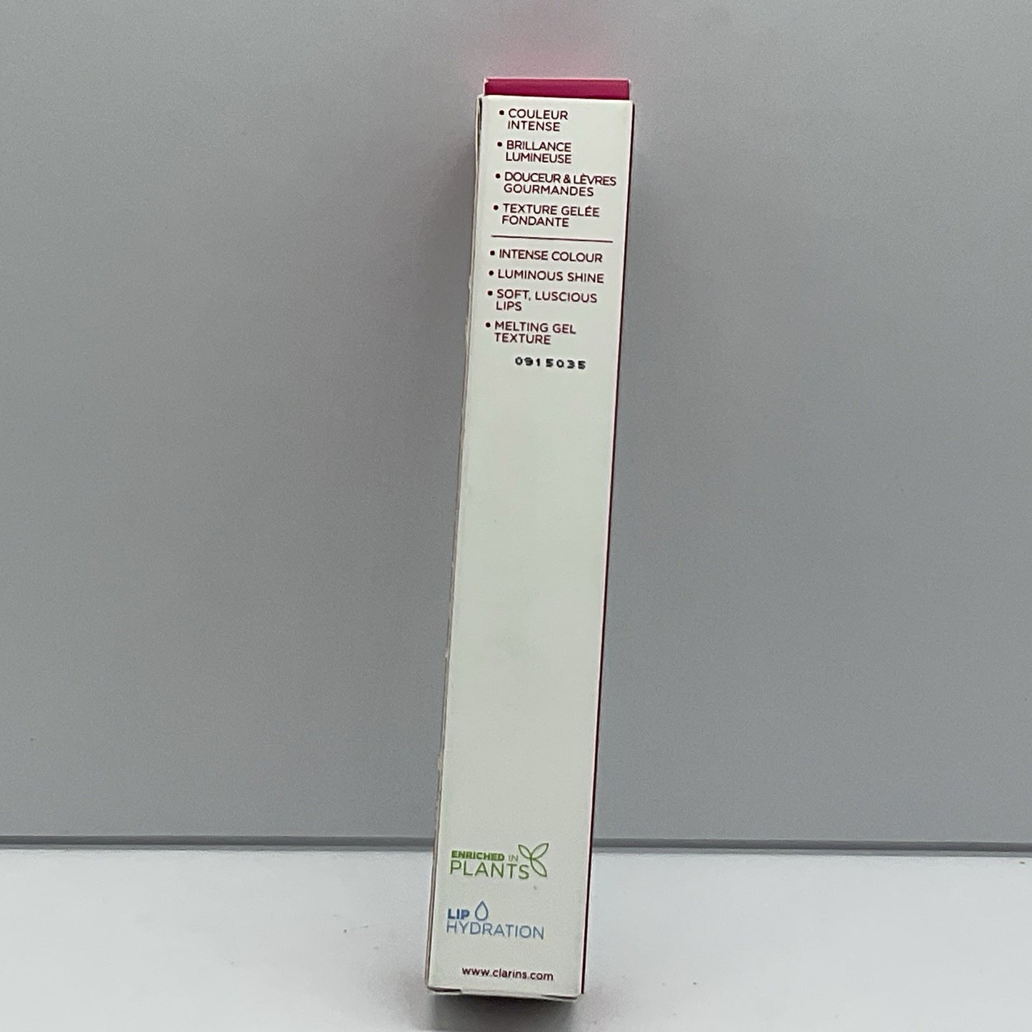 Clarins Natural Lip Perfector #18 INTENSE GARNET - Full Size 12mL