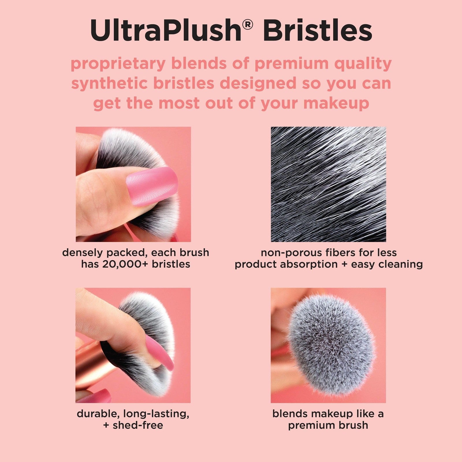 Real Techniques - powder brush - flawless 01401