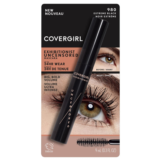 CoverGirl Exhibitionist Uncensored Mascara 0.3oz - 980 Extreme Black
