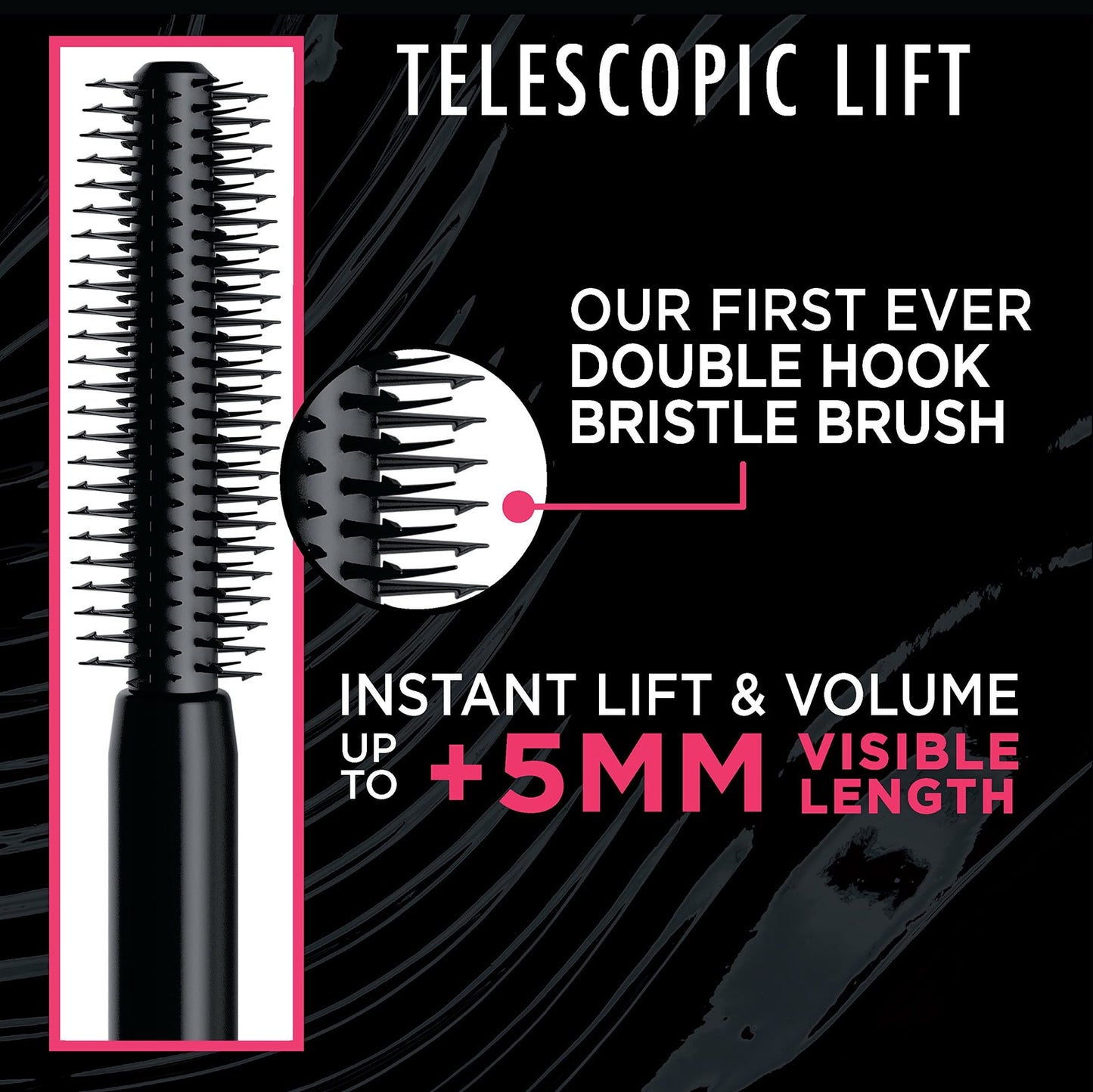 (1) - L'Oréal Paris TELESCOPIC LIFT Length & Volume Mascara - #991 - BLACK NOIR