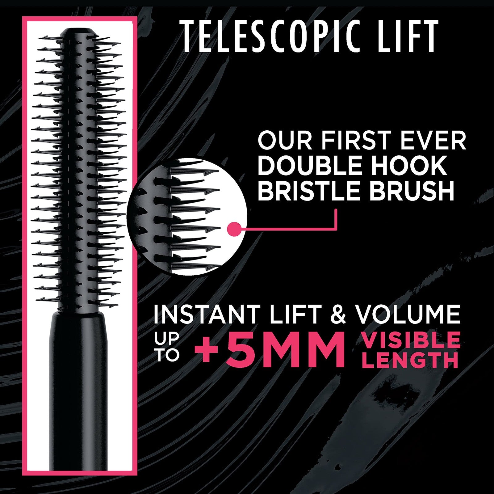 (1) - L'Oréal Paris TELESCOPIC LIFT Length & Volume Mascara - #991 - BLACK NOIR