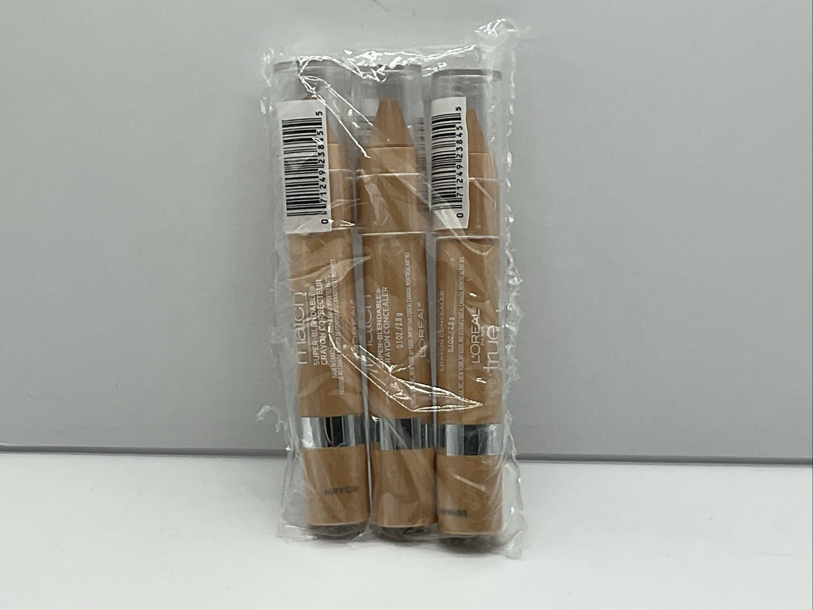 3 PACK - L’oreal True Match Super-Blendable Crayon Concealer - N4-5 Light/Medium