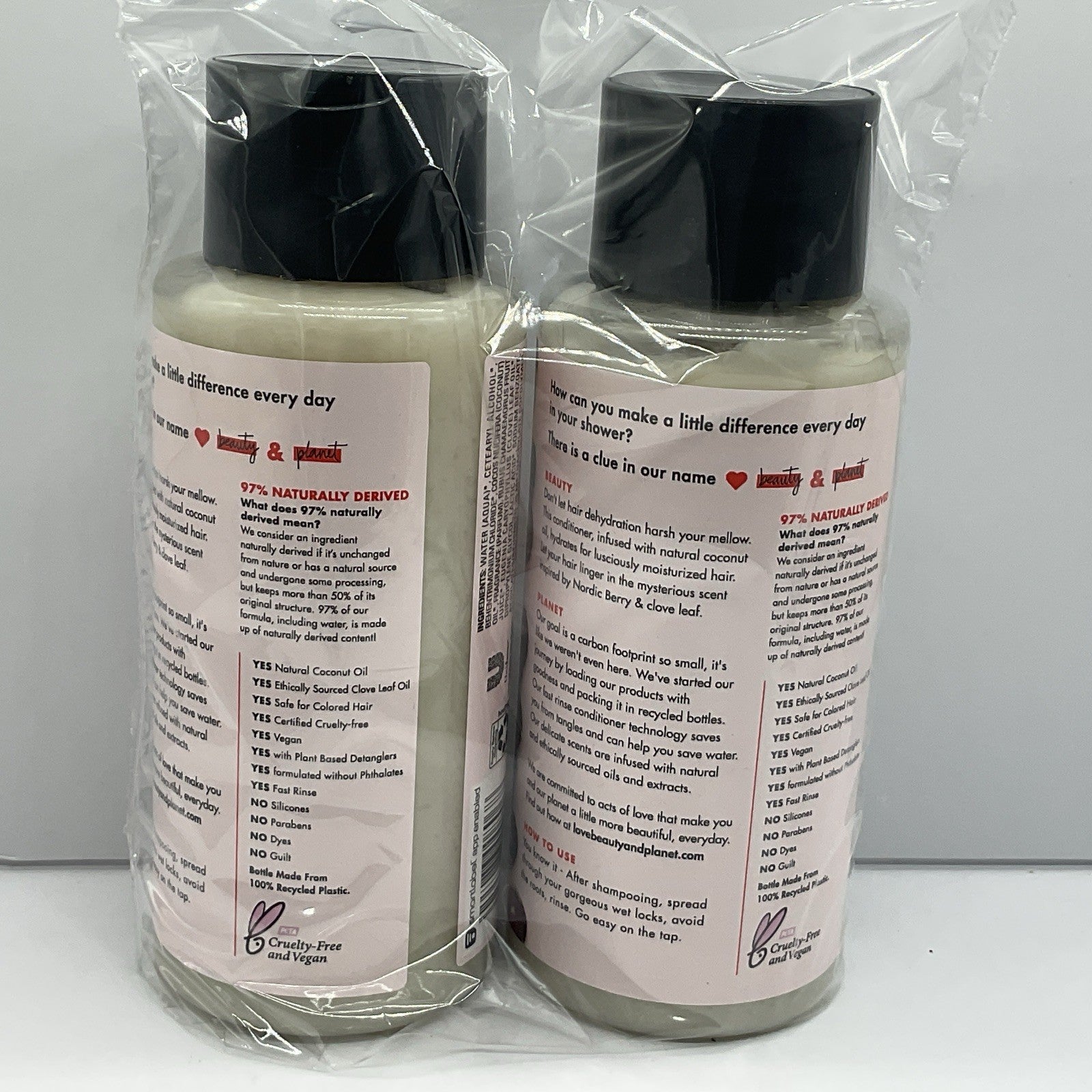 2 Pack Love Beauty & Planet Conditioner - Nordic Berry & Clove Leaf Oil