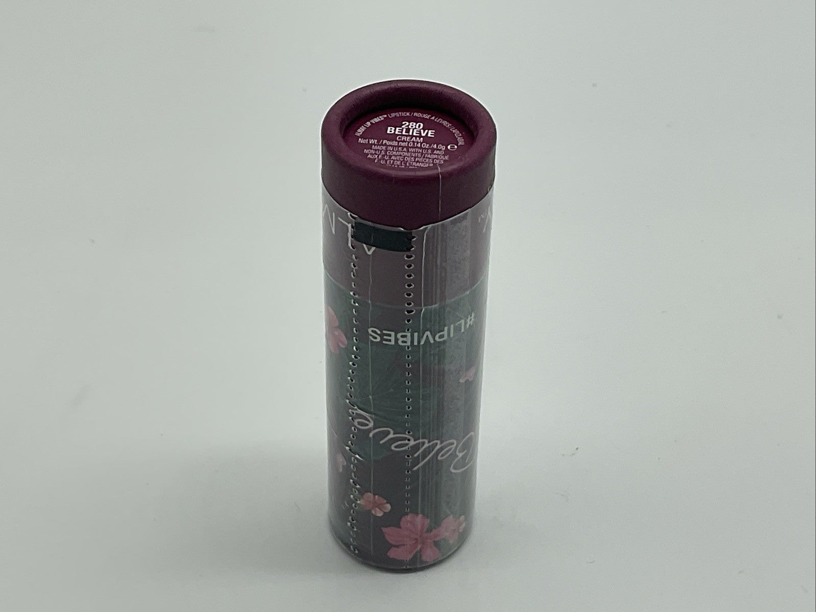 Almay Lip Vibes Lipstick with Vitamin E Oil & Shea Butter 0.14 Oz - 280 Believe
