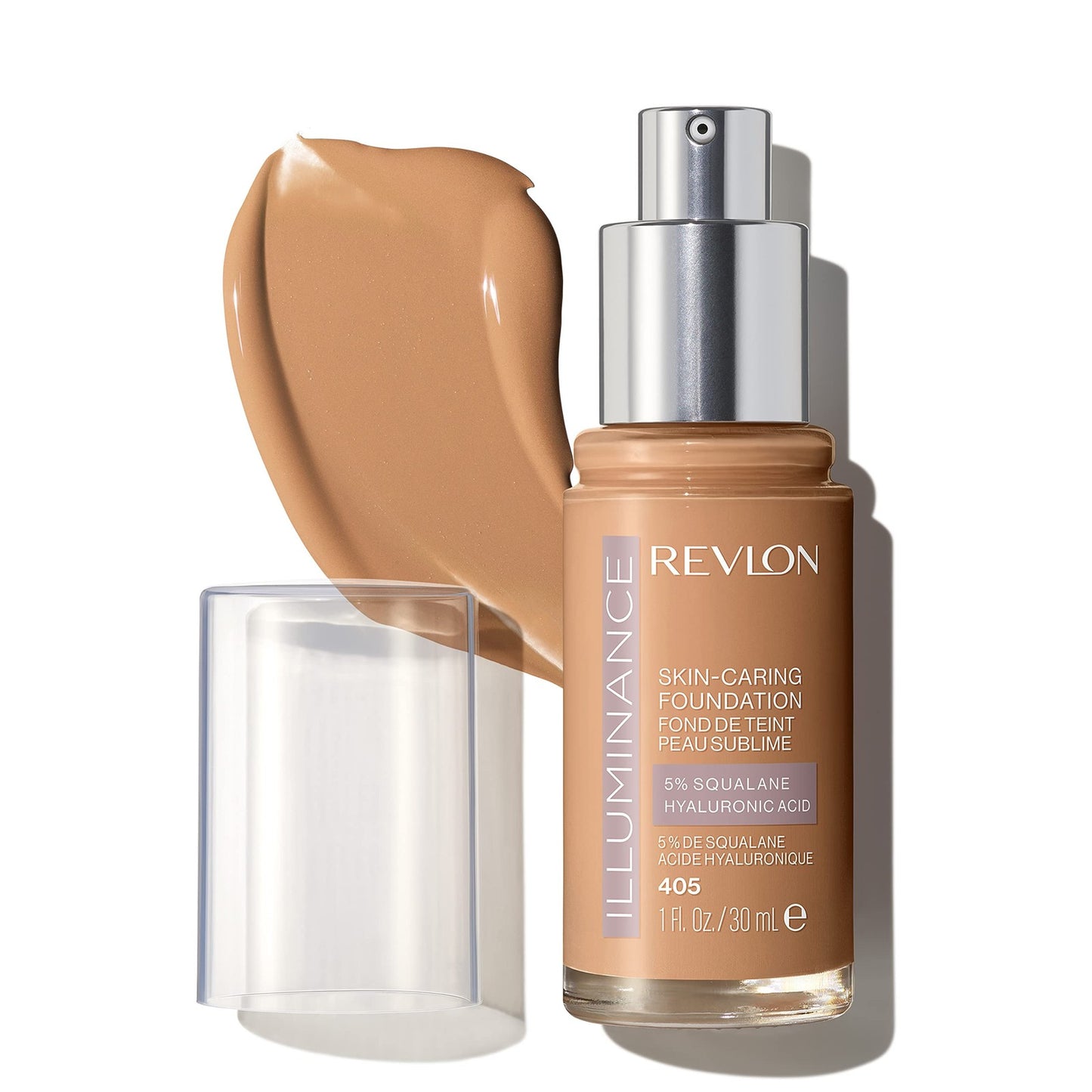 Revlon Illuminance Skin Caring Foundation Hyaluronic Acid 405 Hazel New