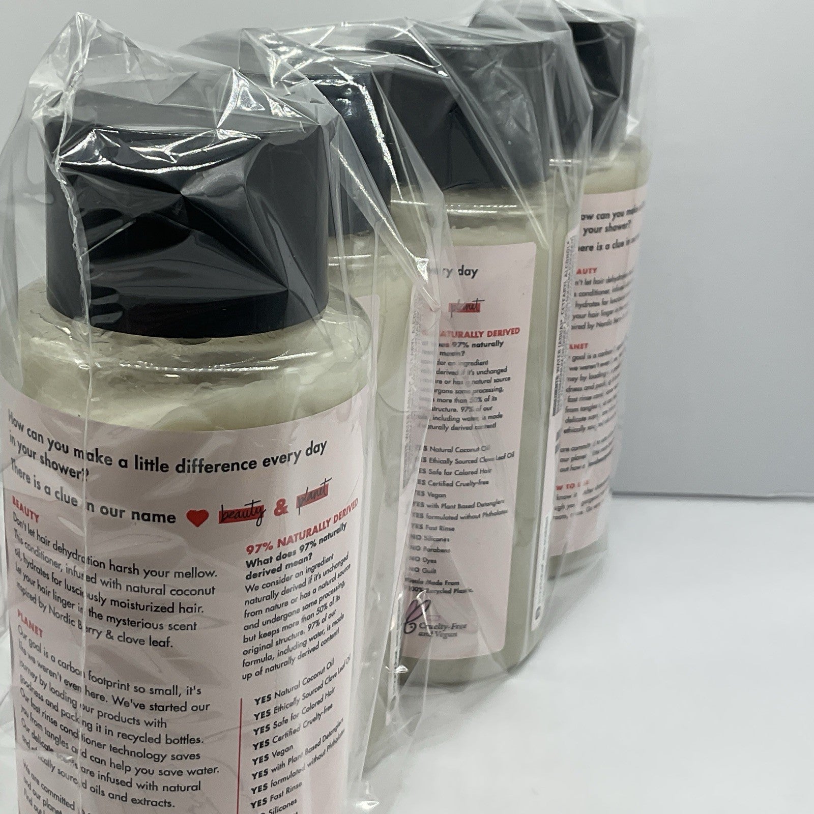 4 Pack Love Beauty & Planet Conditioner - Nordic Berry & Clove Leaf Oil