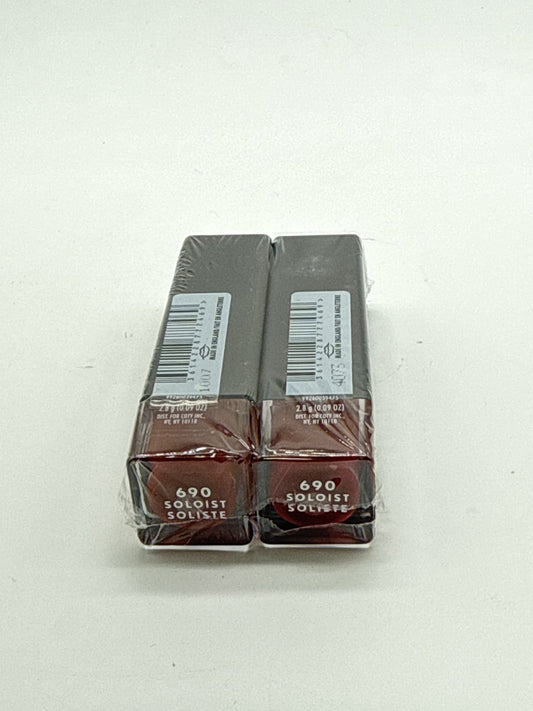 COVERGIRL Exhibitionist Ultra-Matte Lipstick, Soloist, 2 pack