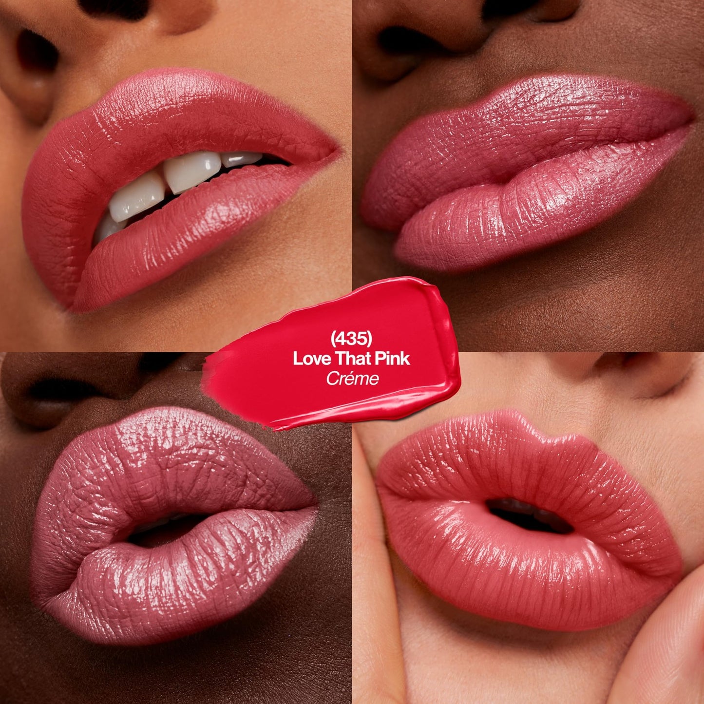 3 PACK - Revlon Super Lustrous Lipstick Creme - 435 Love That Pin