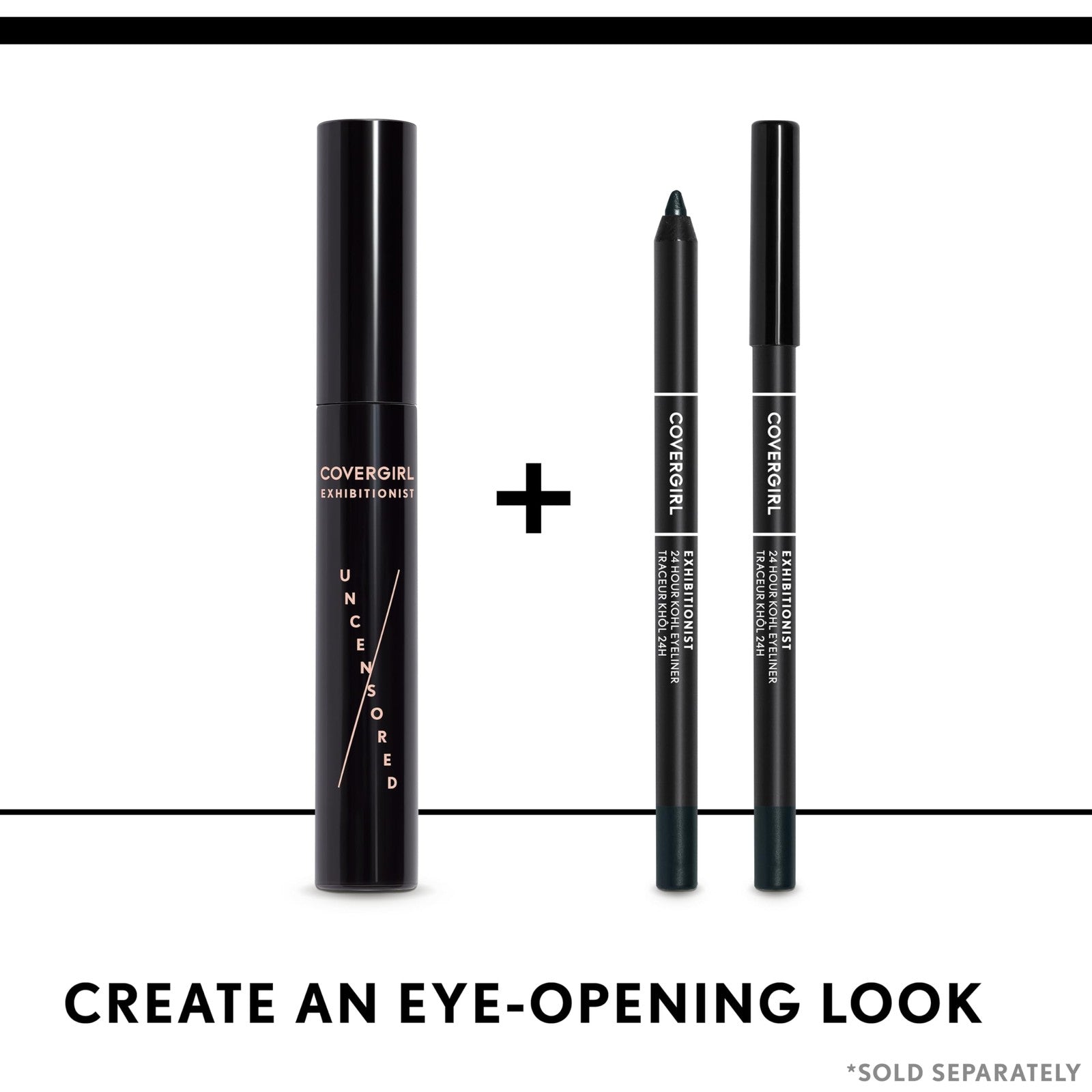 2 PACK - Covergirl Exhibitionist 24-Hour Kohl Eyeliner - 300 Rich Brown