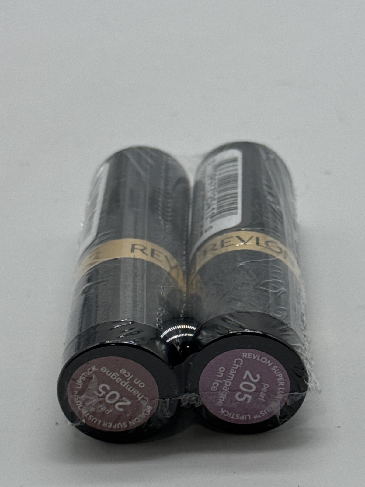 REVLON SUPER LUSTROUS LIPSTICK #205 CHAMPAGNE ON ICE, 2 pack