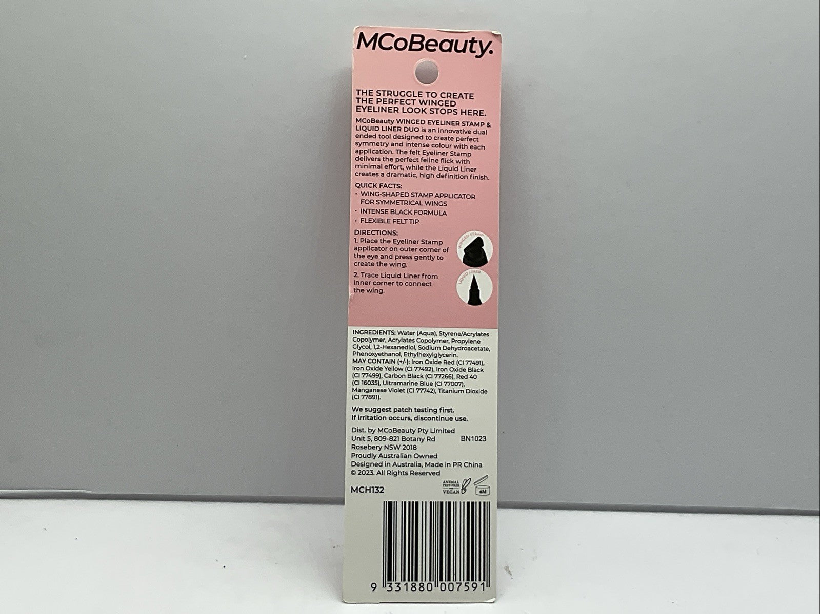 MCoBeauty Winged Eyeliner - Black