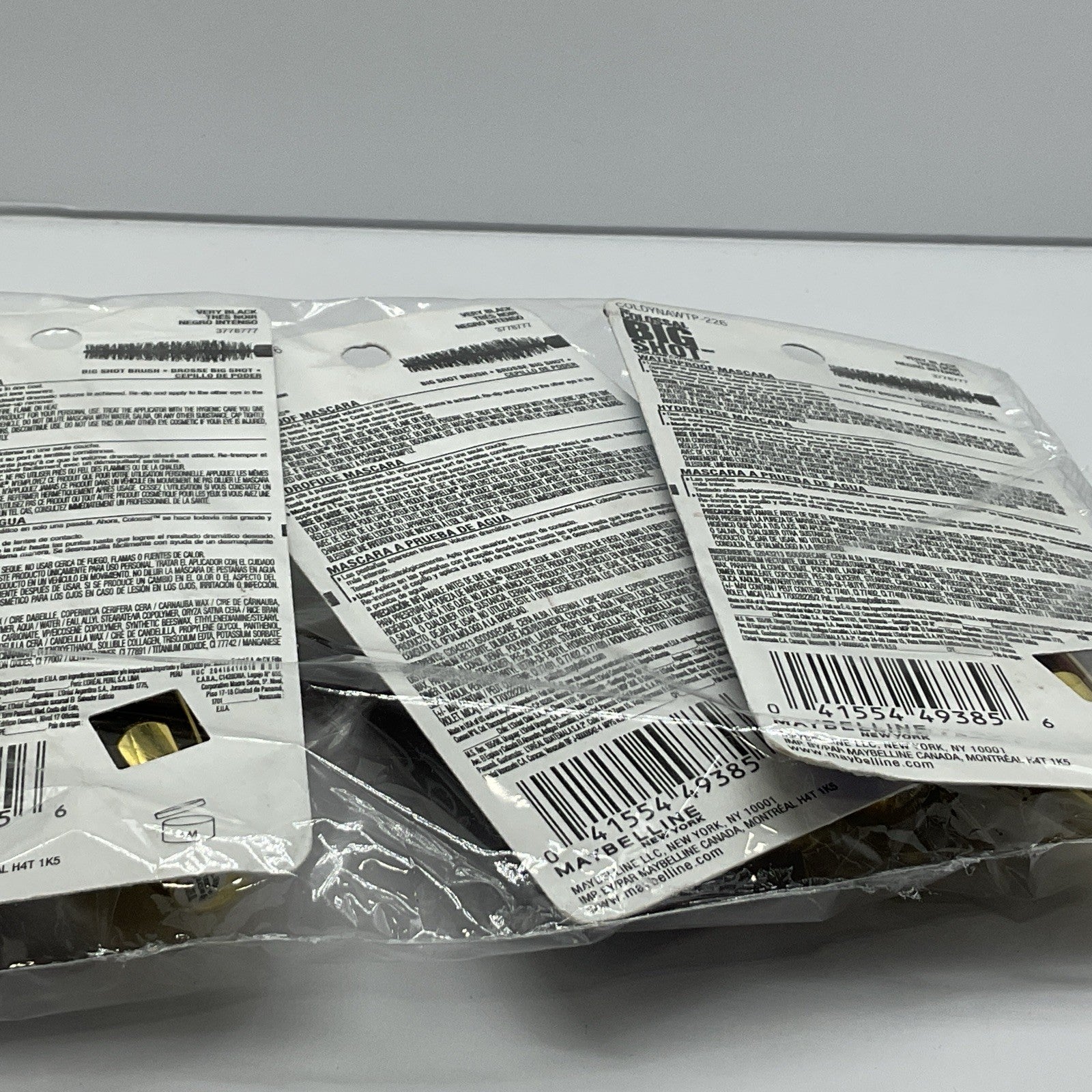 3 Pack - MAYBELLINE VOLUM'EXPRESS THE COLOSSAL BIG SHOT MASCARA 226 VERY BLACK