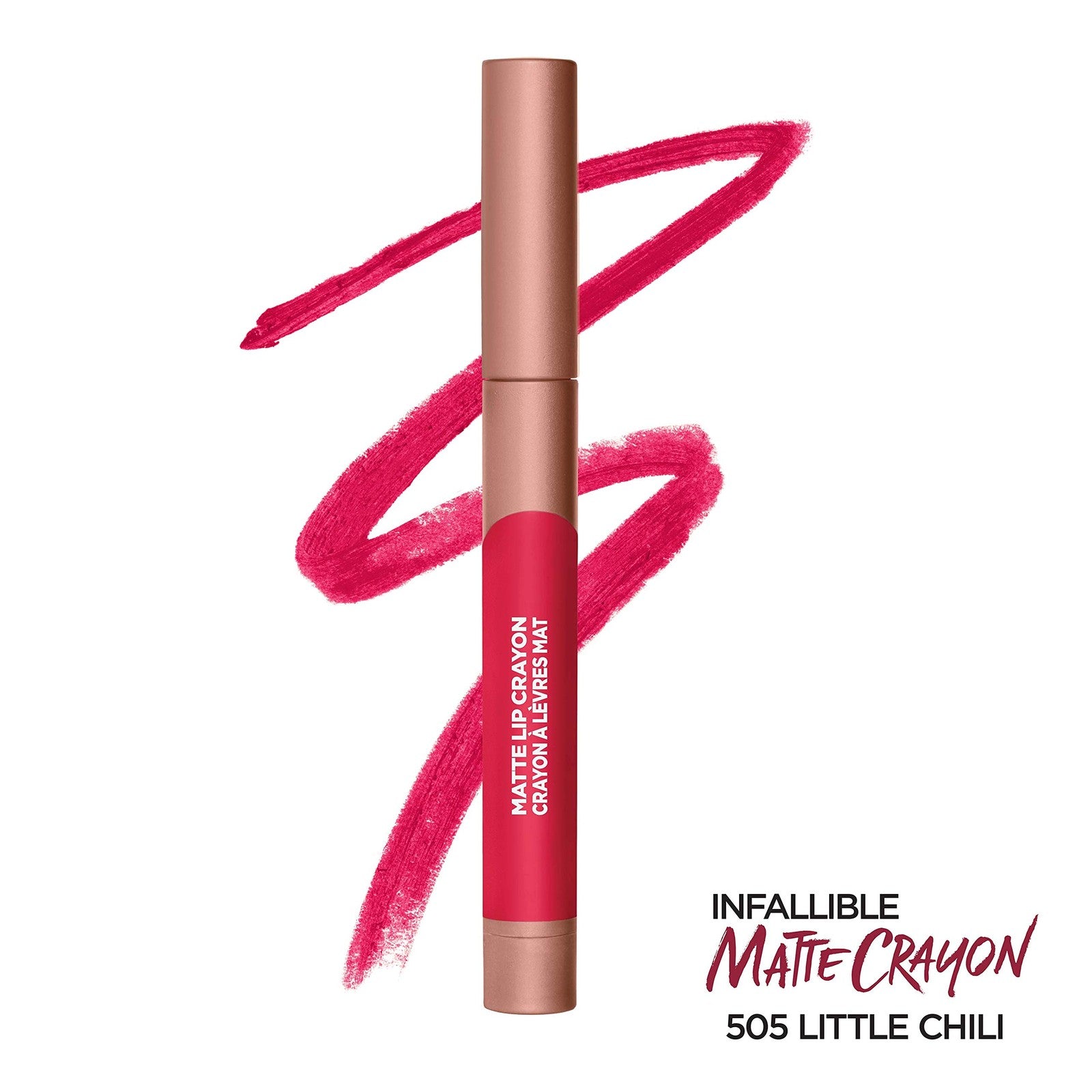 L'Oreal Paris Infallible Matte Lip Crayon - 505 Little Chili