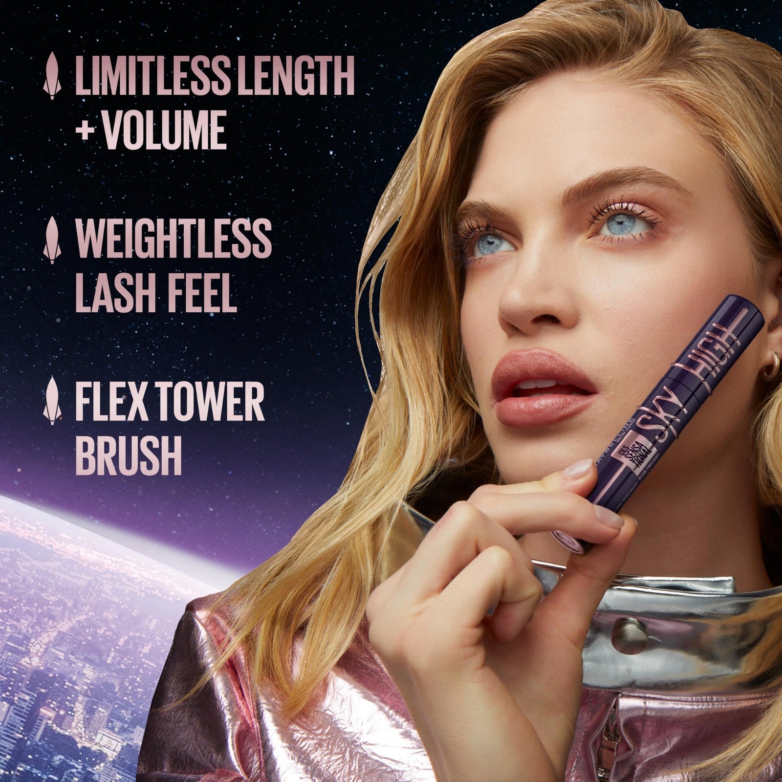 2 PACK - Maybelline Lash Sensational Sky Hig Mascara - 804 True Brown