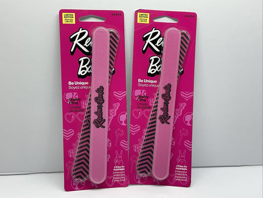 Revlon x Barbie Nail File for Hard Nails - Quality Filing - Set Of 2