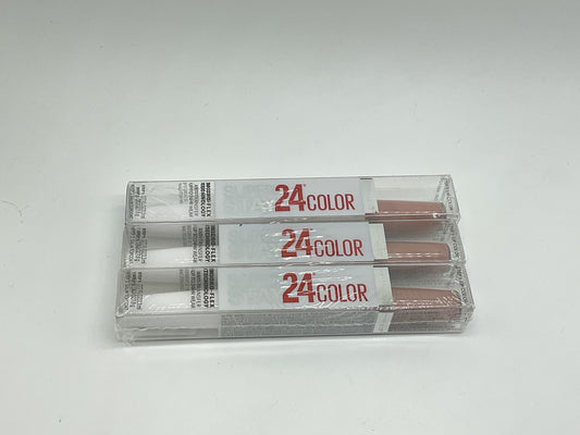 3 PACK - Maybelline Super Stay 24 HR Liquid Lipstick - 136 Constant Toast