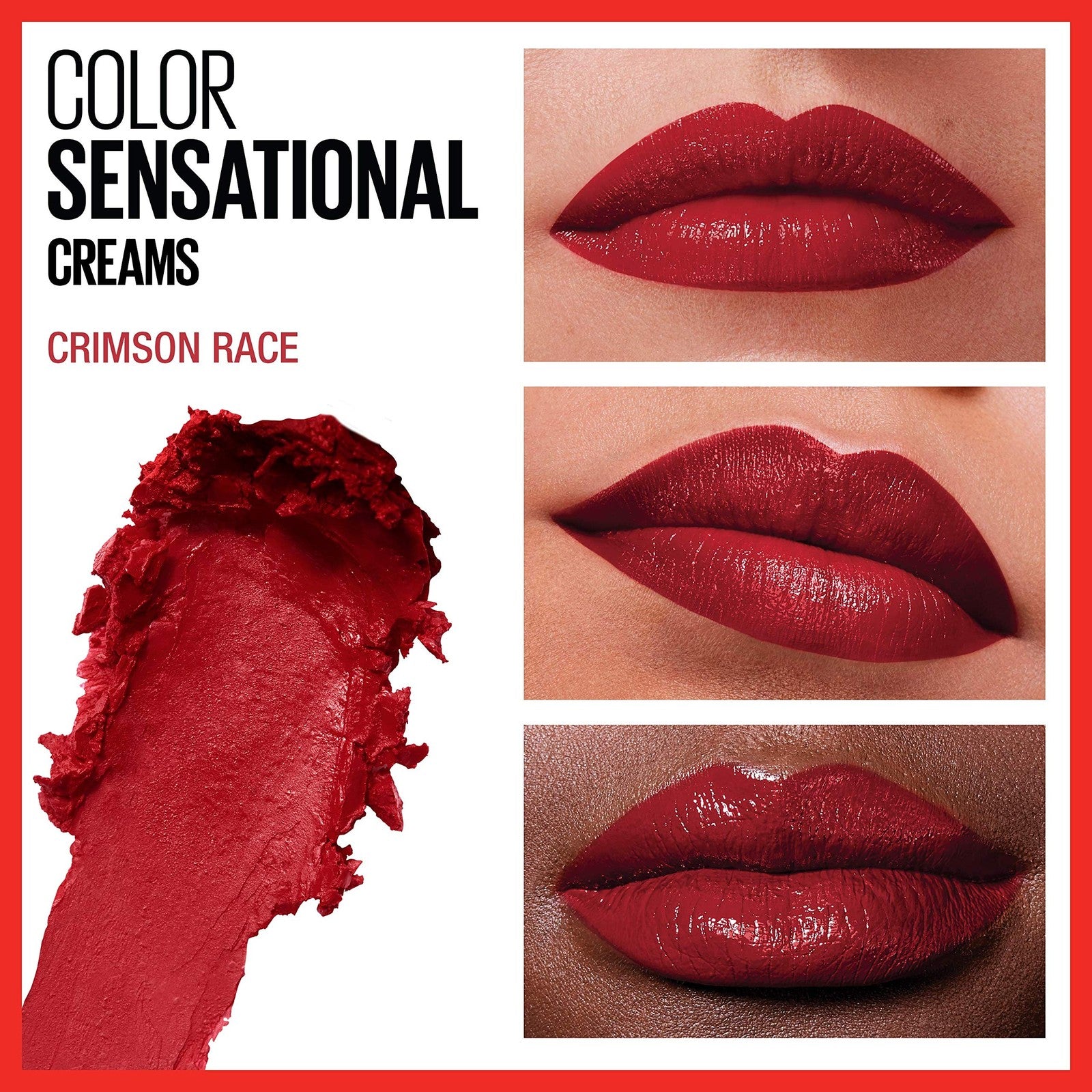 Maybelline Color Sensational The Creams Lipstick - 311 Crimson Race