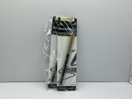 LOREAL Pencil Perfect Self-Advancing Eyeliner #130 ESPRESSO New Sealed (2 Pack)