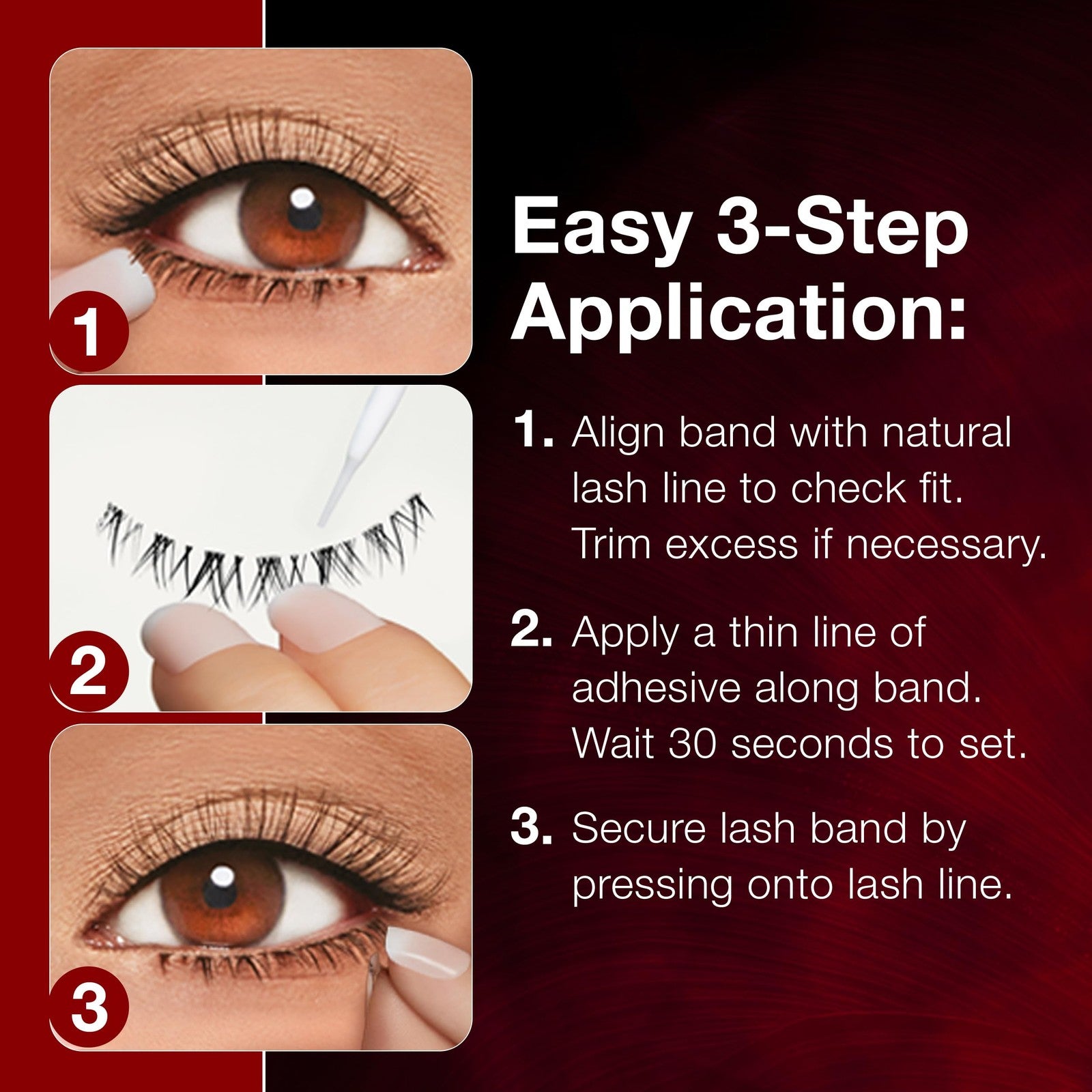 Ardell Wispies Black Eyelashes 