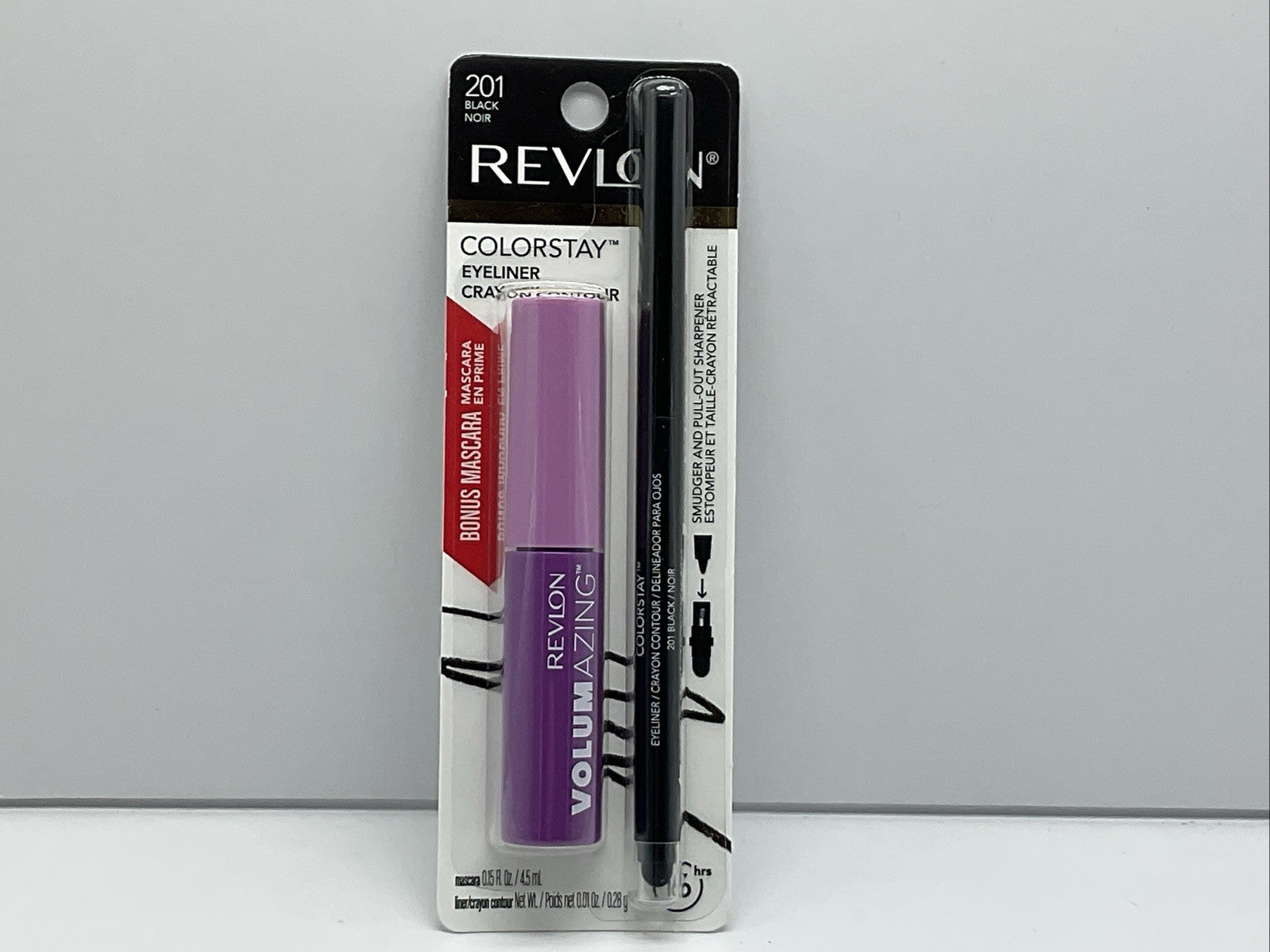 Revlon ColorStay Eyeliner with Bonus Mascara - 201 Black