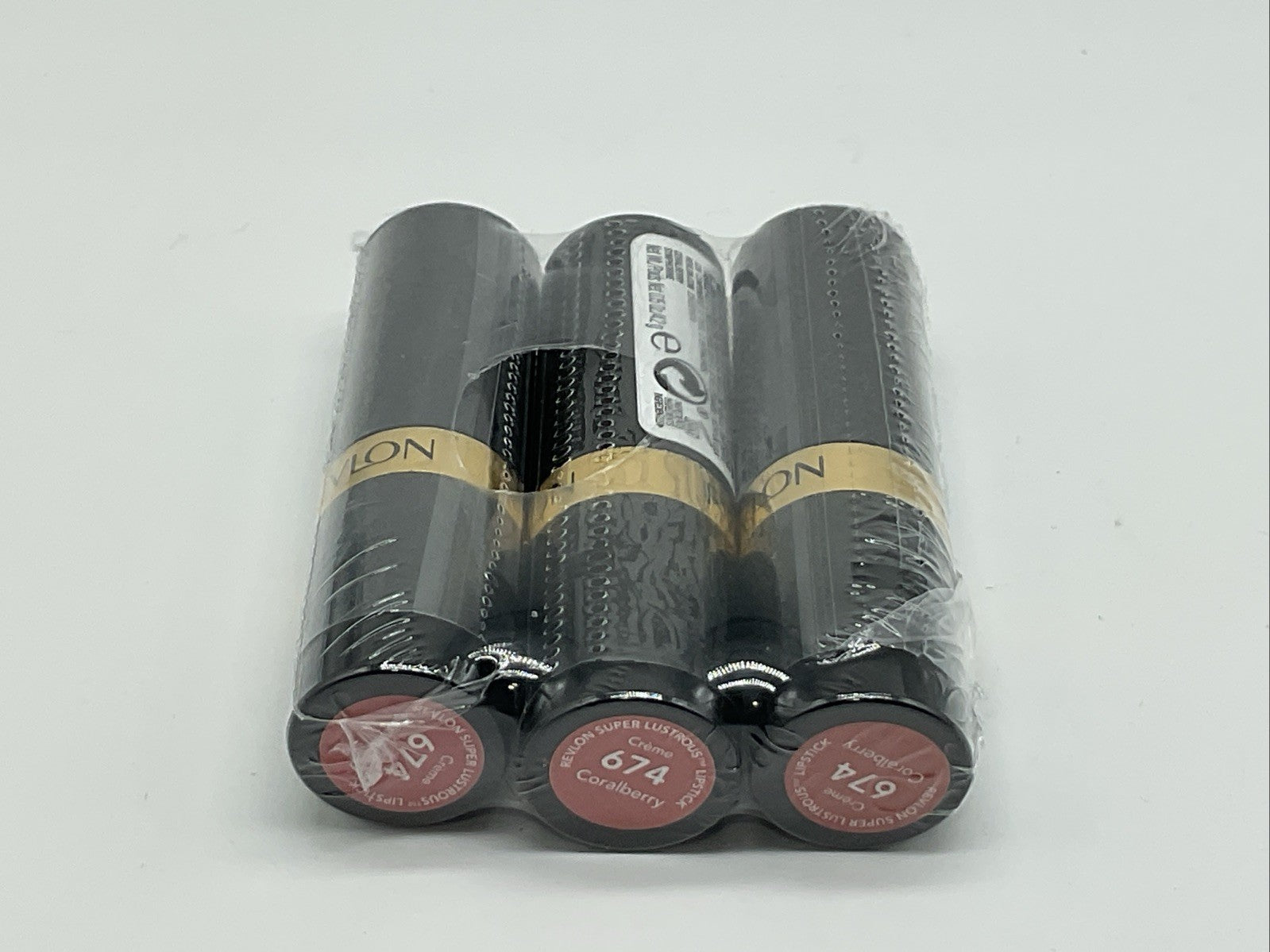 3 Pack - Revlon Super Lustrous Lipstick Creme - 674 Coralberry
