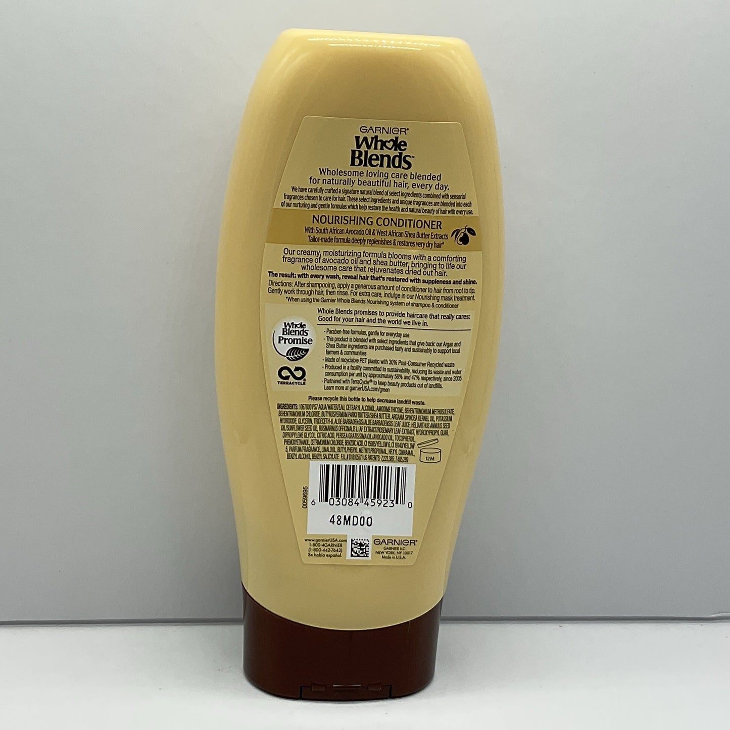 Garnier Whole Blends Nourishing Conditioner Avocado Oil Shea Butter
