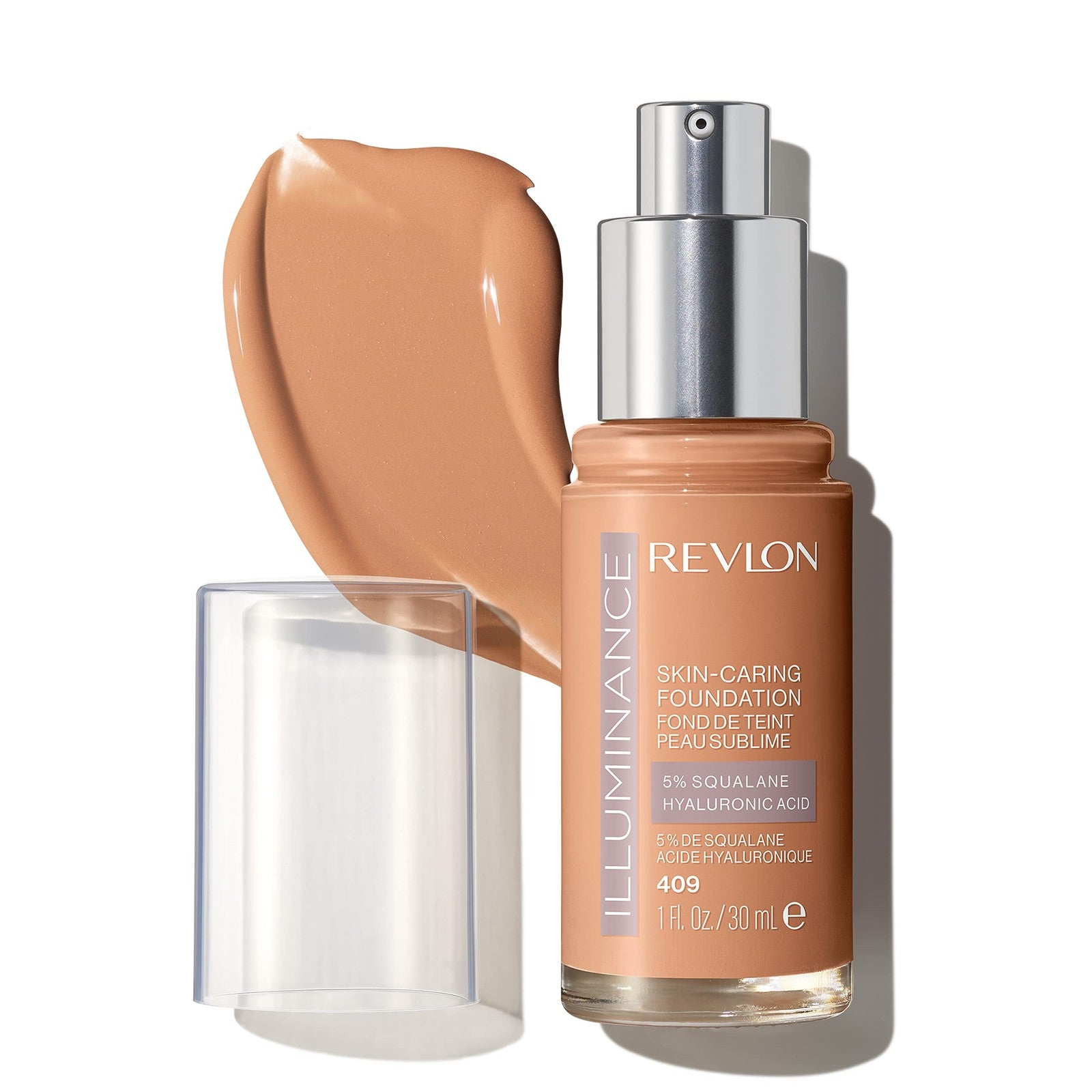 2 PACK - Revlon Illuminance Skin-Caring Liquid Foundation 1oz, 409 BRULEE