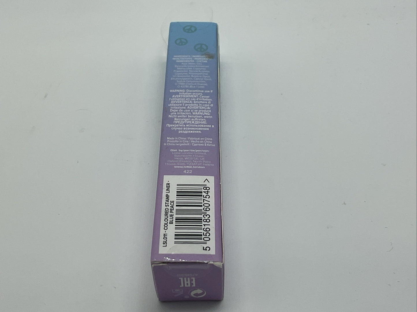 Lottie London Proud To Be Stamp Coloured Liner - Blue Peace