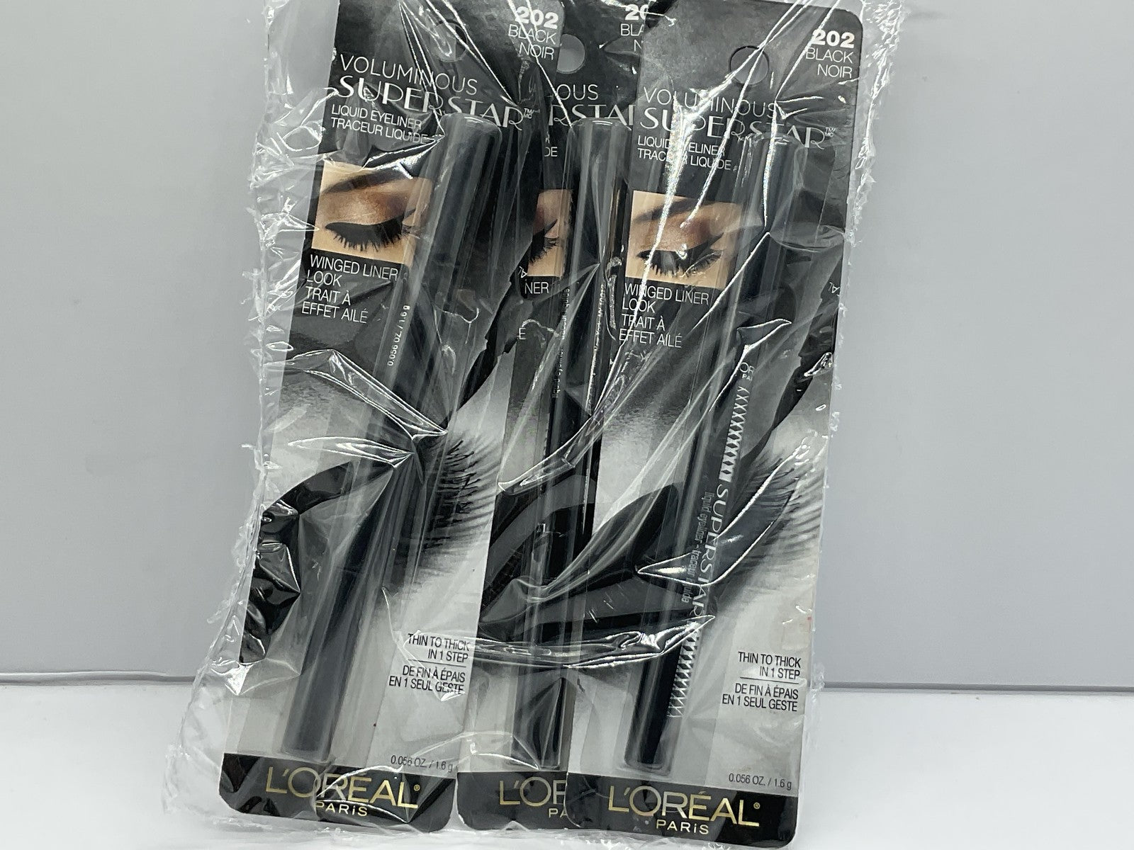 2 Pack - L'Oreal Paris Voluminous Superstar Liquid Eyeliner 202 Black