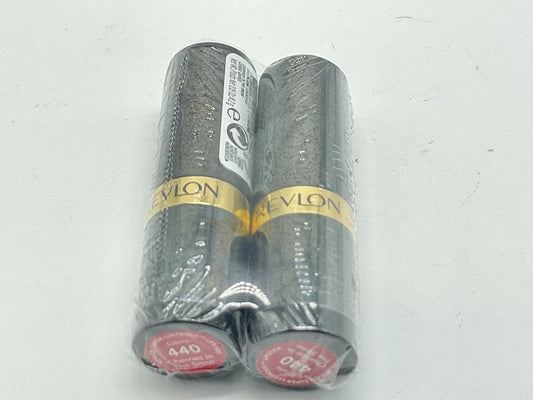 2 PACK - Revlon Super Lustrous Creme Lipstick - 440 Cherries In The Snow