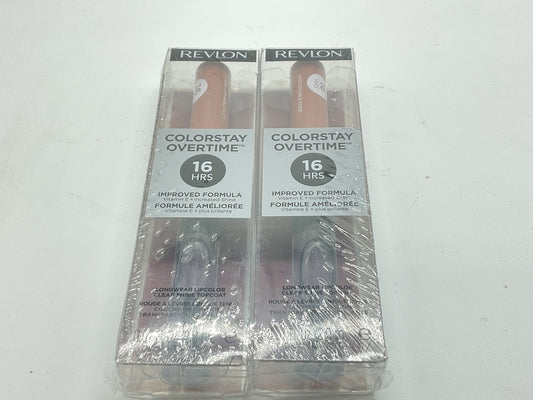 2 PACK - Revlon Colorstay Overtime 16hr Lipcolor - 540 Unstoppable Nude