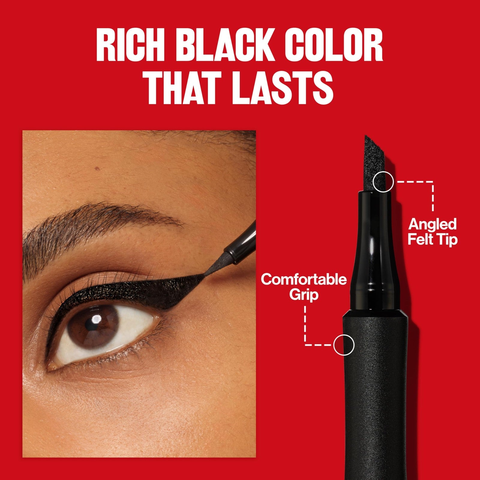 2 Pack - Revlon ColorStay Liquid Eyeliner Pen Angled Edge - 002 Blackest Black