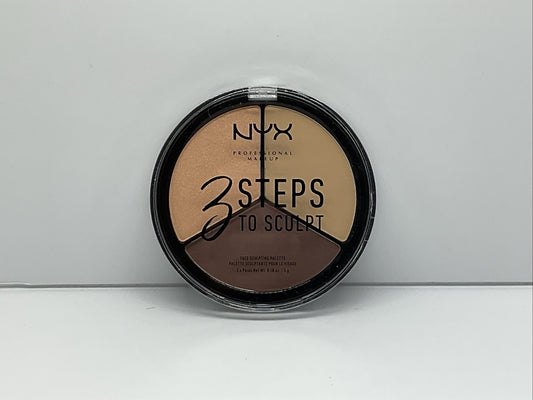 NYX Professional Makeup 3 Steps to Sculpt Face Sculpting Palette MEDIUM - Single