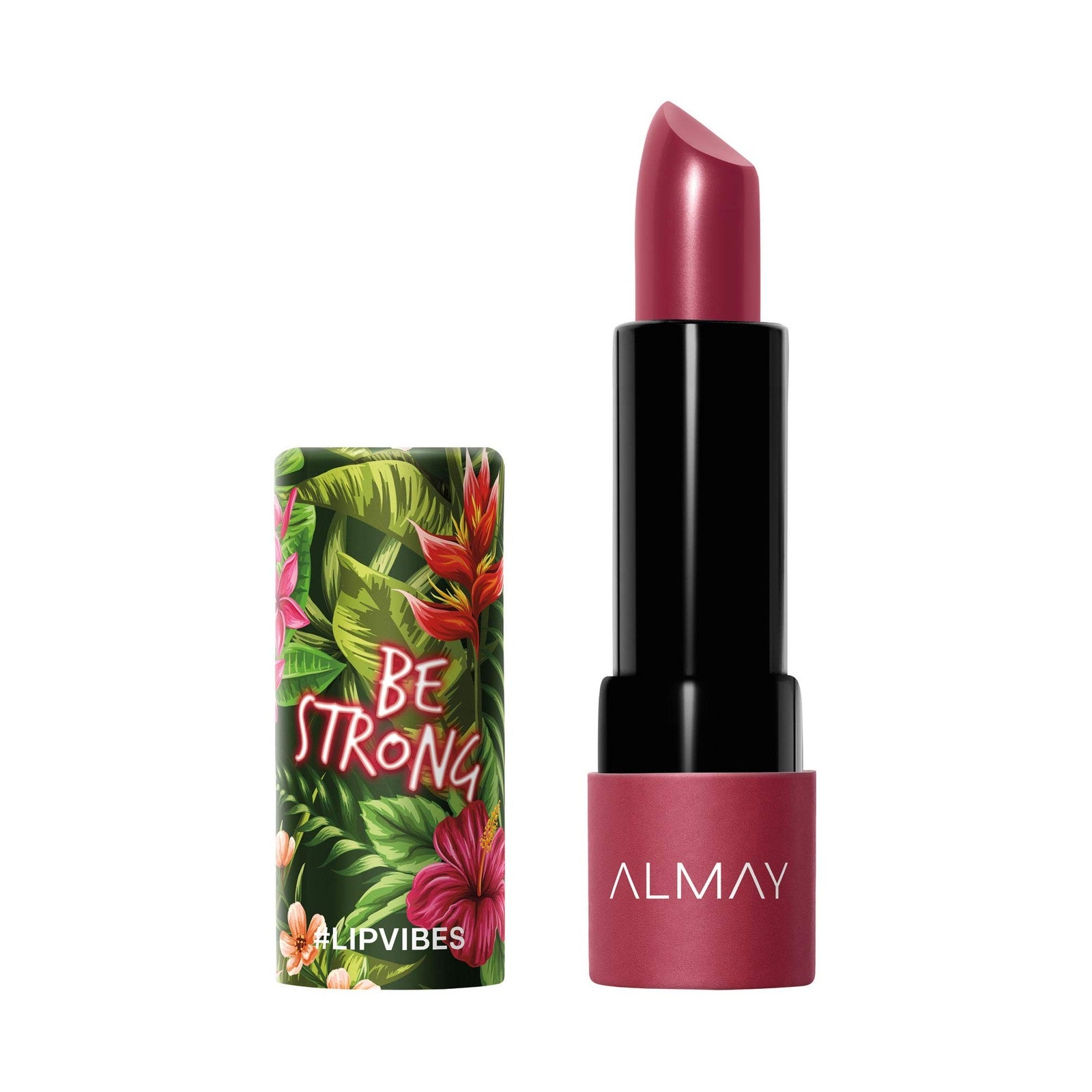 Almay Lip Vibes Lipstick with Vitamin E Oil & Shea Butter, Matte Finish, Hypoall