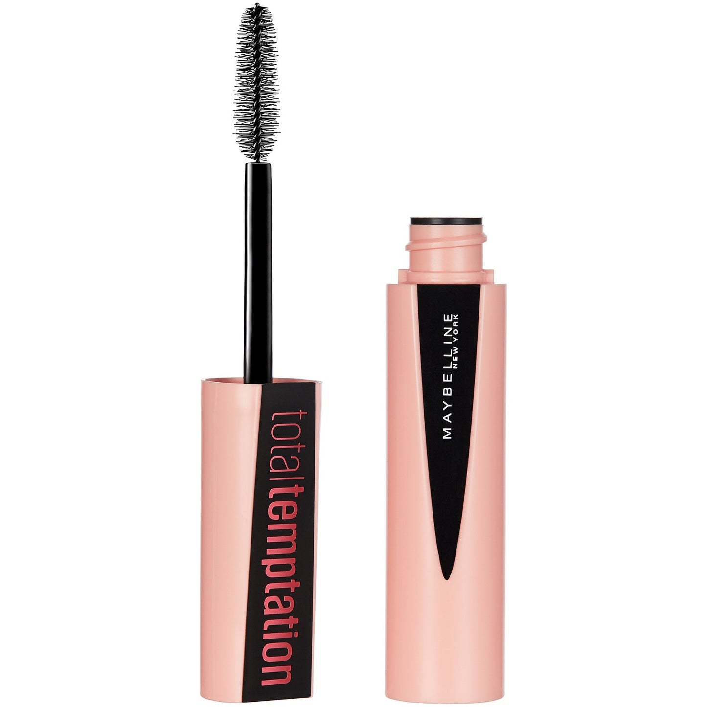 2 PACK Maybelline Mascara, Brownish Black #603 Total Temptation Washable 