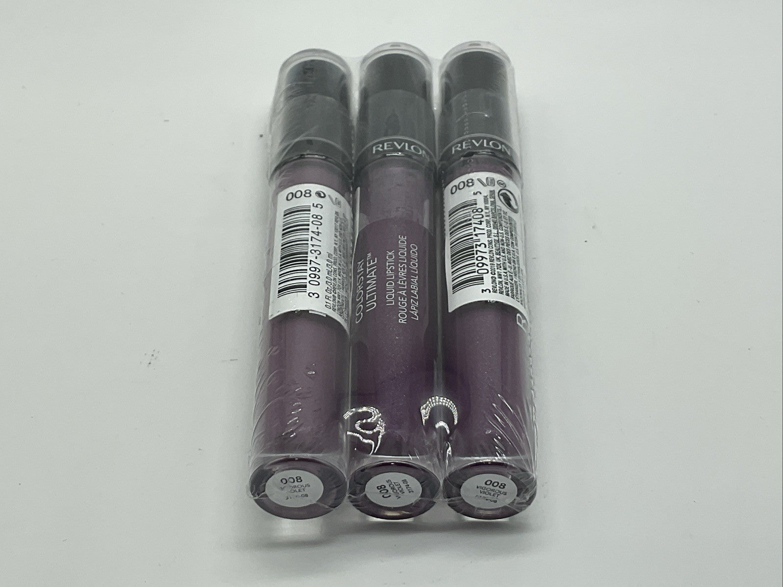 3 PACK - Revlon ColorStay Ultimate Liquid Lipstick - 008 Vigorous Violet