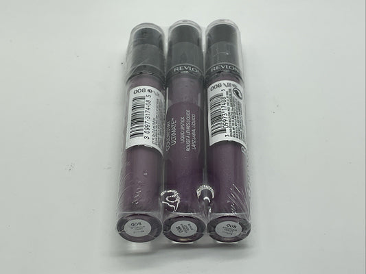 3 PACK - Revlon ColorStay Ultimate Liquid Lipstick - 008 Vigorous Violet