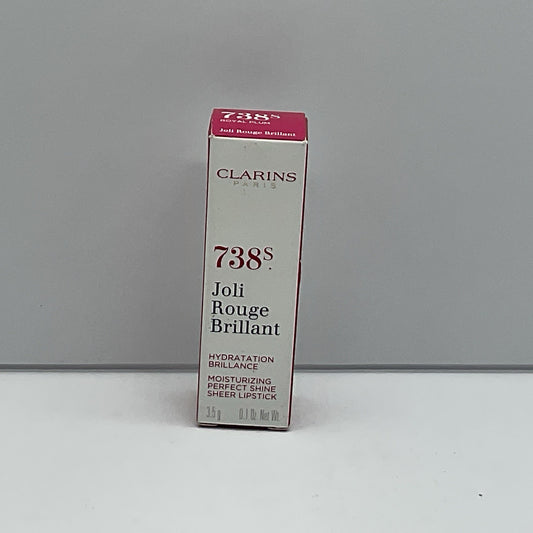 Clarins Joli Rouge Brillant Lipstick - 738s Royal Plum