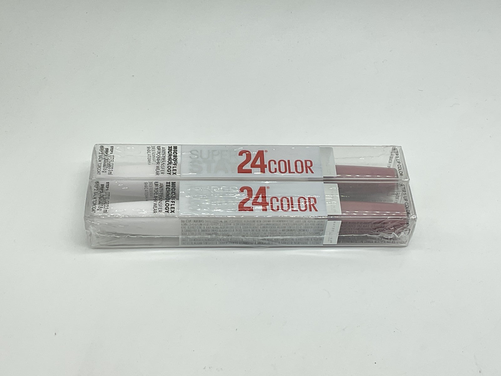 2 PACK - Maybelline Super Stay 24, 2-Step Liquid Lipstick, 055 Perpetual Plum