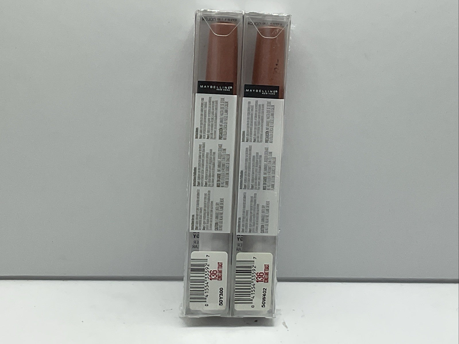 2 PACK - Maybelline Super Stay 24 HR Liquid Lipstick - 136 Constant Toast