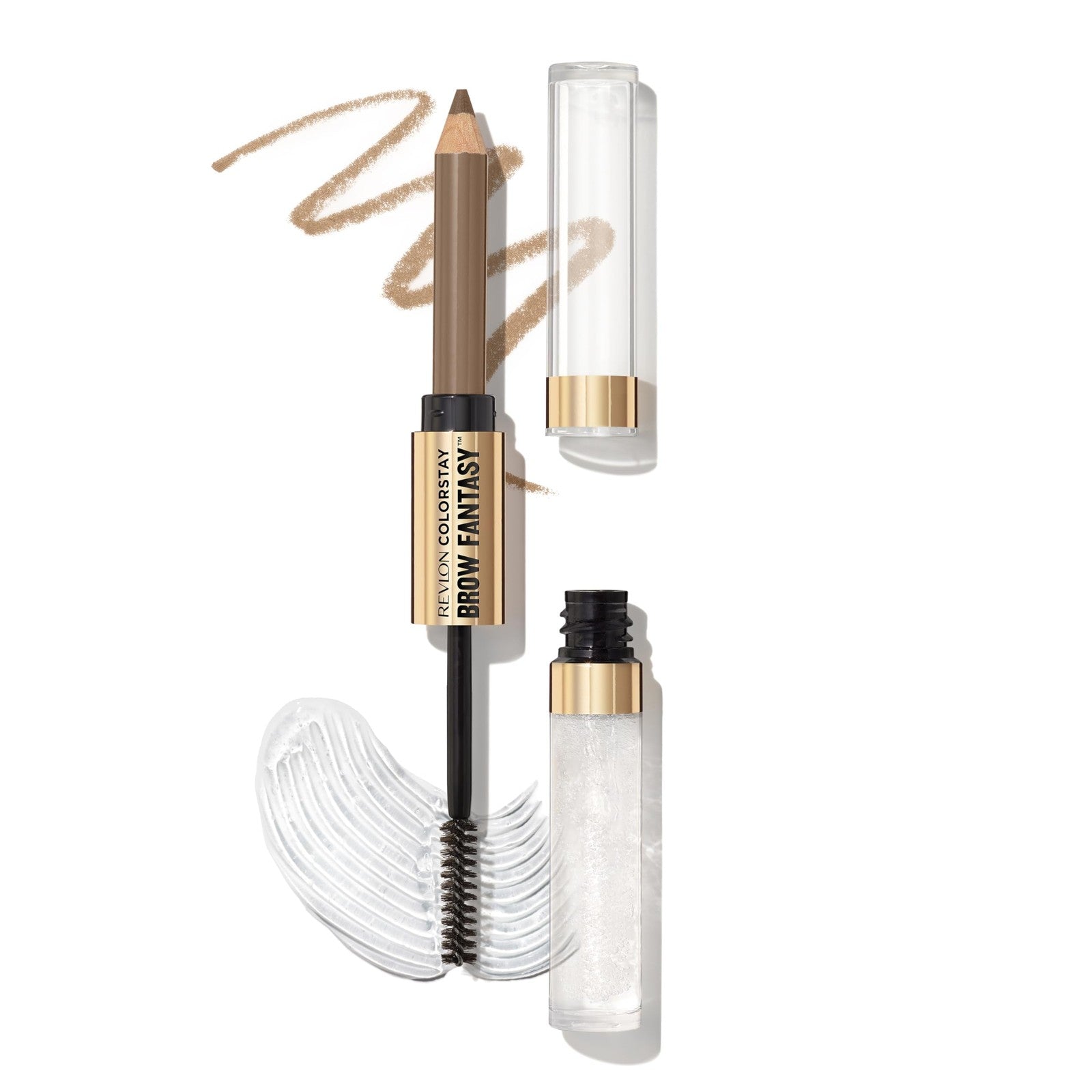 2 PACK - Revlon ColorStay BrowFantasy Eyebrow SoftPowder Pencil - 001 Ash Blonde