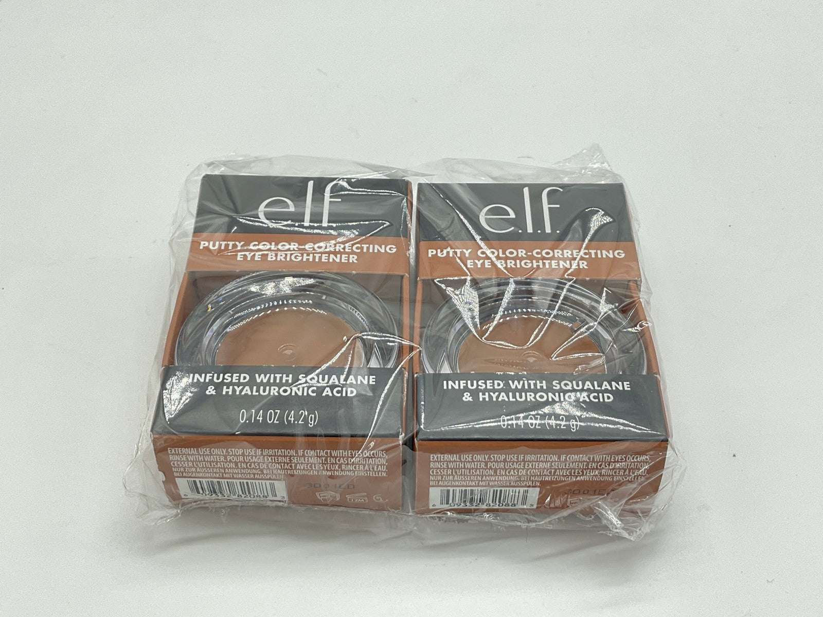 2 PACK - e.l.f. Putty Color-Correcting Eye Brightener .14 OZ - Deep/Rich