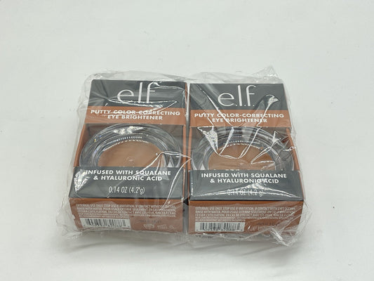 2 PACK - e.l.f. Putty Color-Correcting Eye Brightener .14 OZ - Deep/Rich
